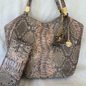 Brahmin Marianne Chiffon Mare purse and matching Ady wallet &